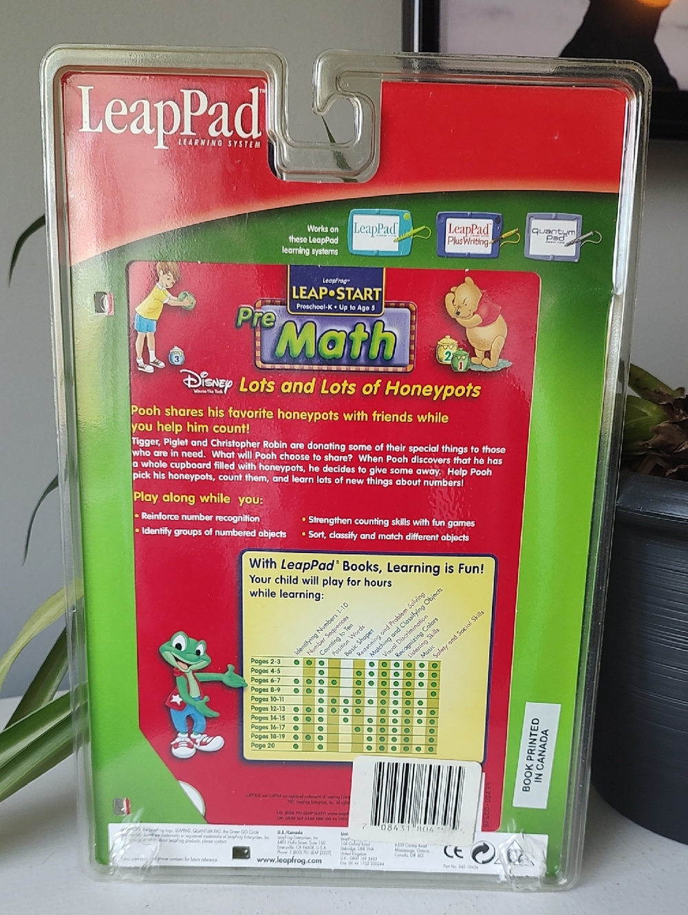 Brand New LeapPad Learning System Pre Math Interactive Book - Picture 3 of 4